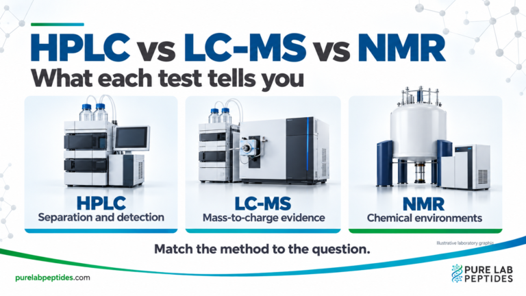 HPLC vs LC-MS vs NMR: What Each Test Tells You